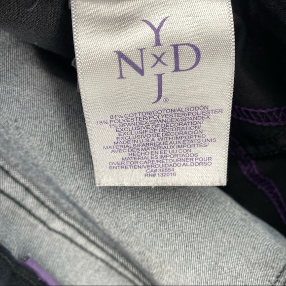 NYDJ Stretch Dark Wash Denim Legging Jean - Picture 6 of 7